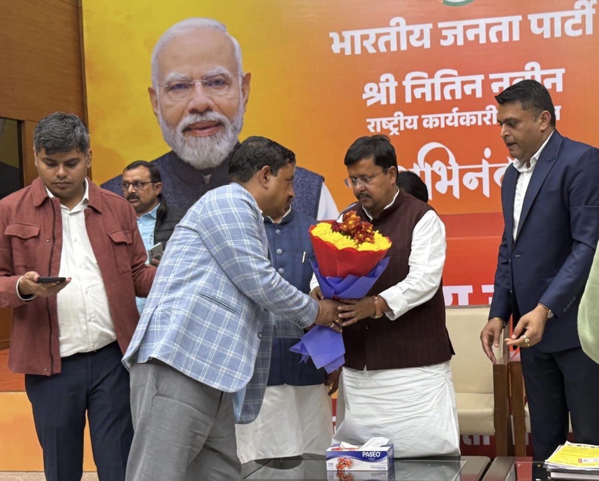 दिल्ली में भाजपा राष्ट्रीय अध्यक्ष से मिले मुकेश बोरा, दुग्ध उत्पादकों और सहकारिता के सशक्तिकरण पर हुई अहम चर्चा