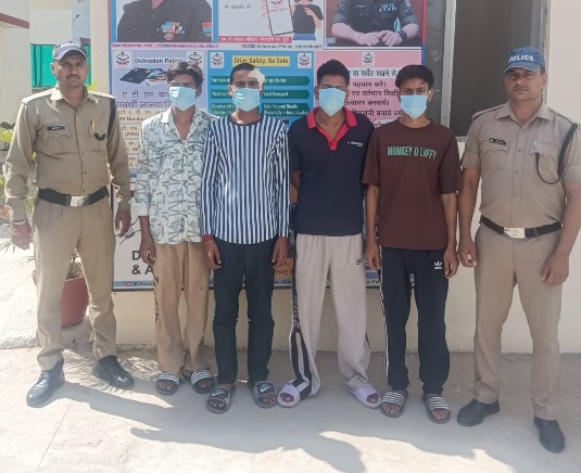 ऑपरेशन प्रहार में पुलिस की त्वरित कार्रवाई: जानलेवा हमले के 4 आरोपी 24 घंटे में गिरफ्तार